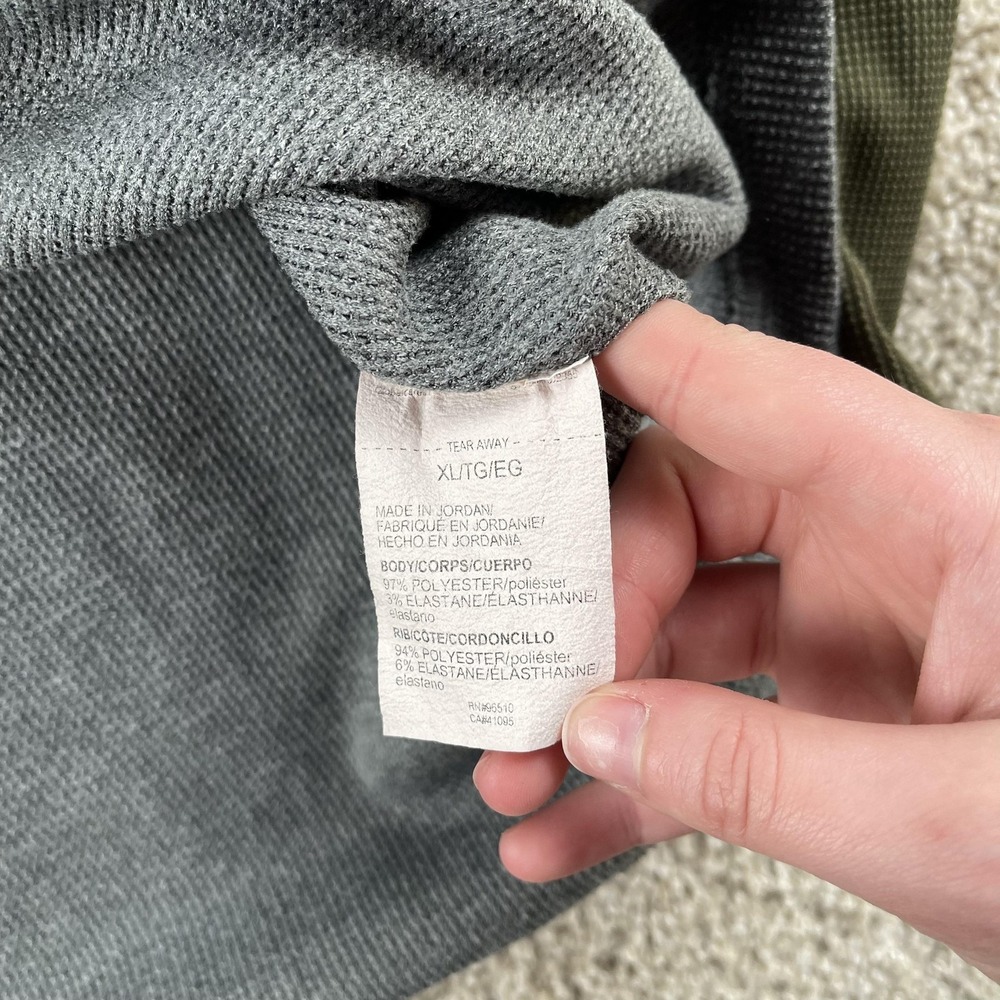 Under Armour Shirt Mens XL Gray Thermal Waffle Knit Long Sleeve Athletic Top - Picture 4 of 10